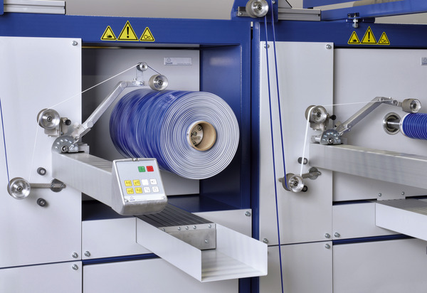 [Translate to 01 - Deutsch:] Winding head of a SAHM winding machine - model SAHM 460XE Series